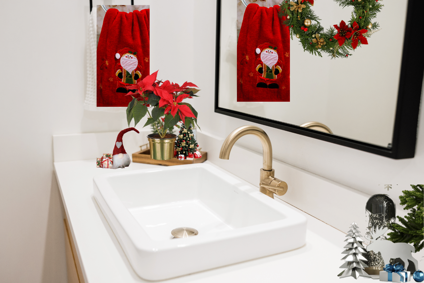 Christmas Bathroom Decor